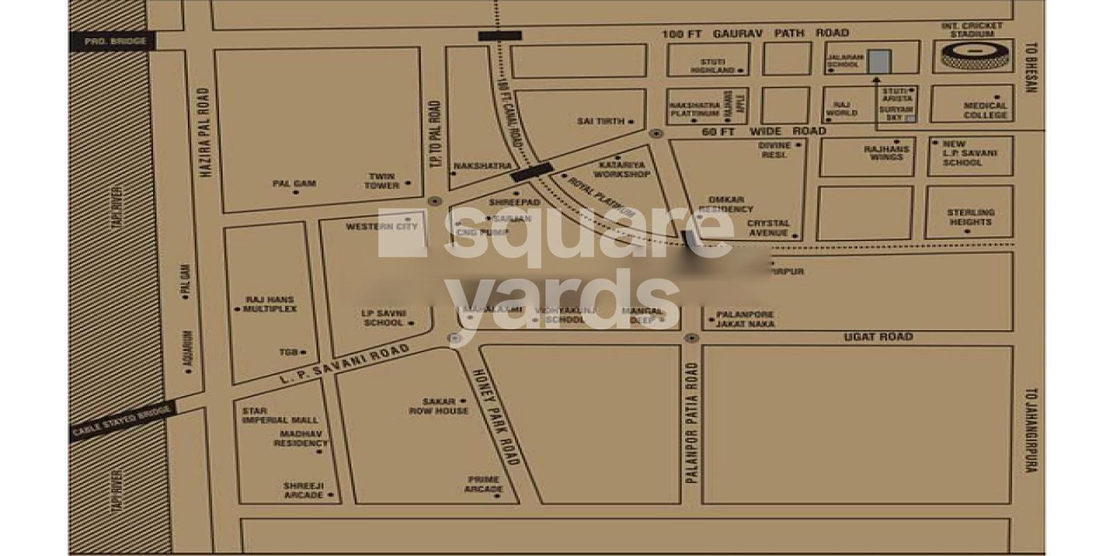 Suryam Square residential project in Palanpur Gam