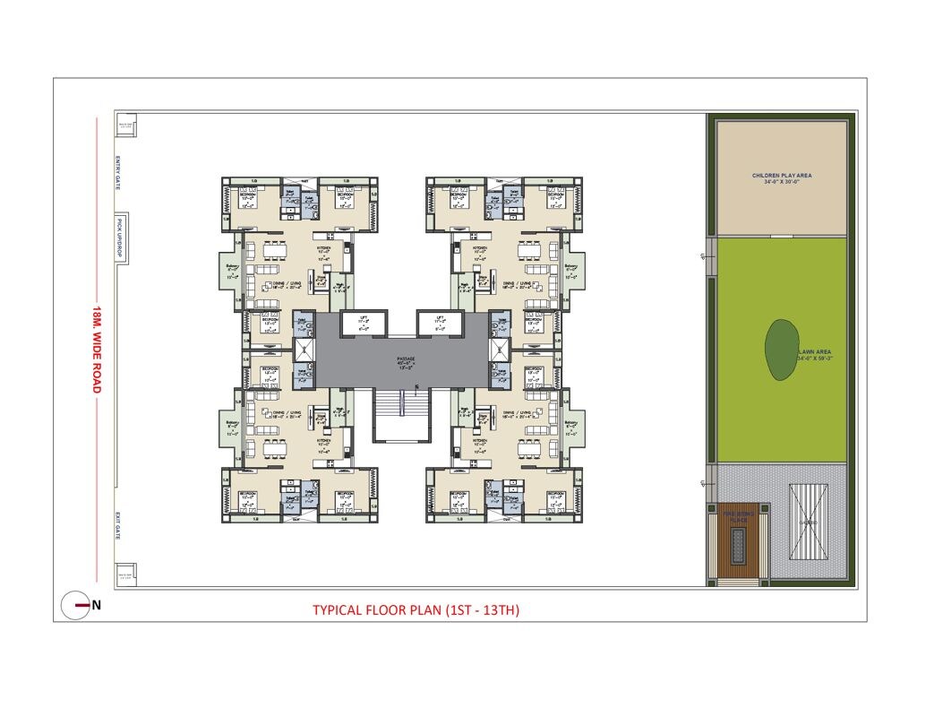 Tulsi Sangath Luxuria Floor Plans
