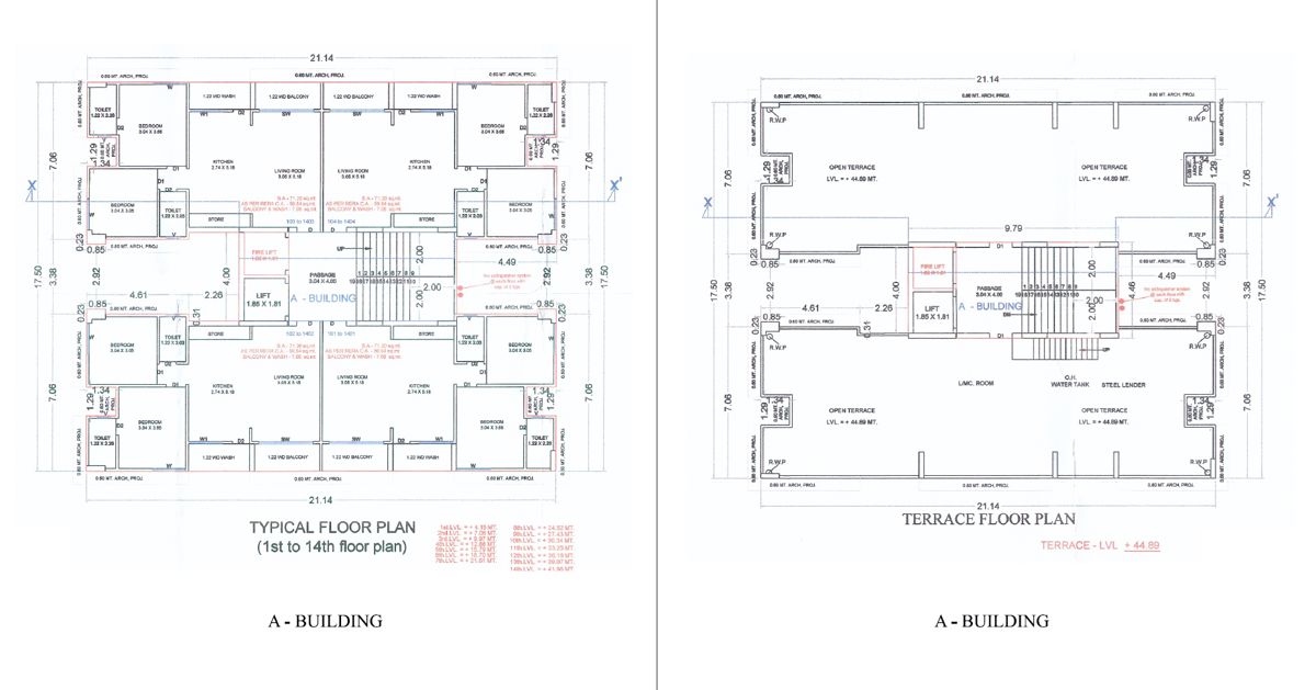 Vraj Vastu Paradise Floor Plans