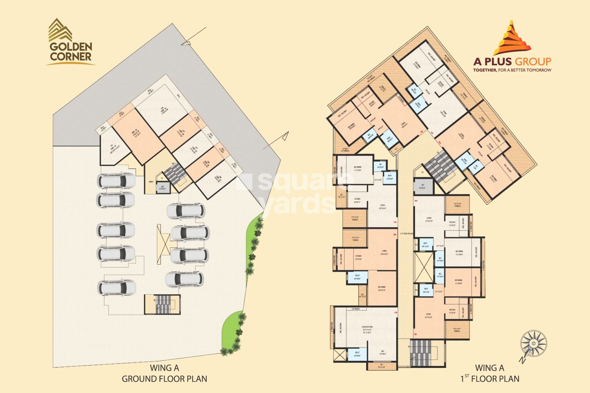 A Plus Golden Corner Floor Plans