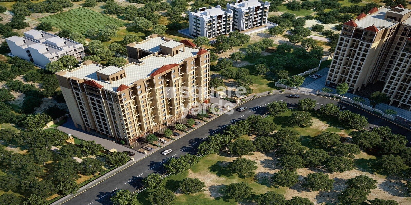 A Plus Trishul Golden Veda Tower View