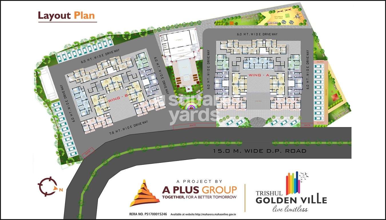 a plus trishul golden ville project master plan image1