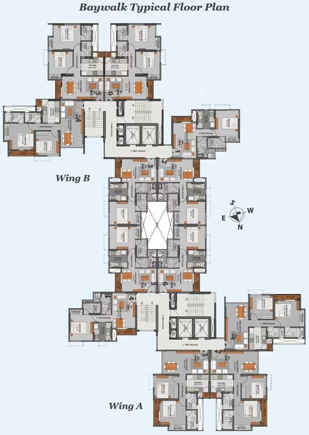Aadi LA Promenade Baywalk Floor Plans