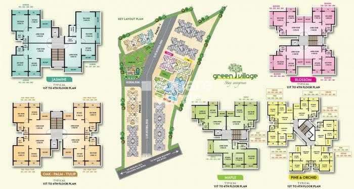 aakar green village project master plan image1