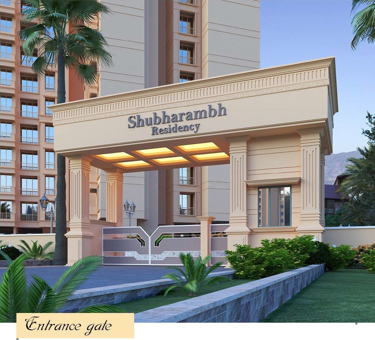 Aarambh Shubharambh Residency Entrance View