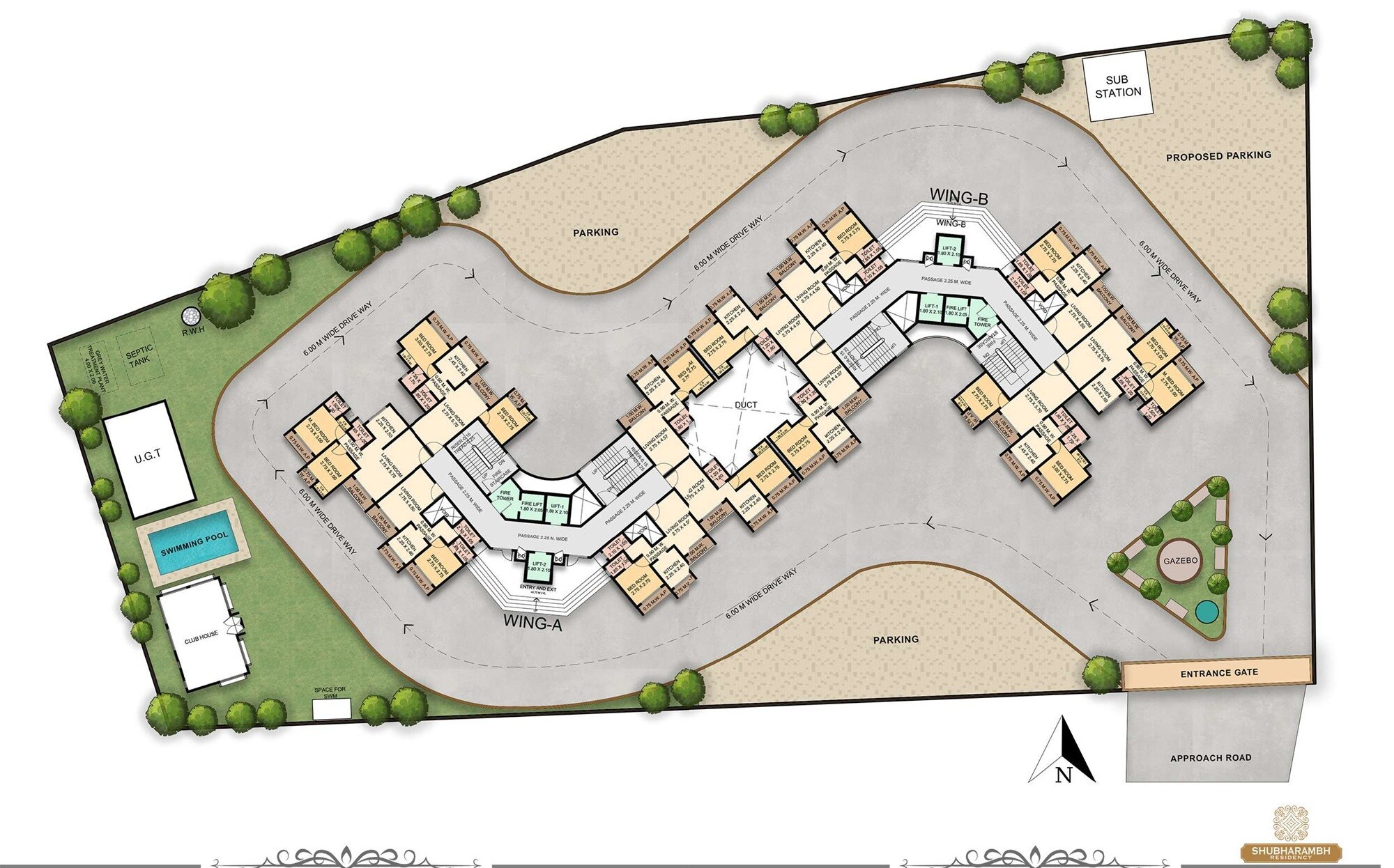 Aarambh Shubharambh Residency Master Plan Image