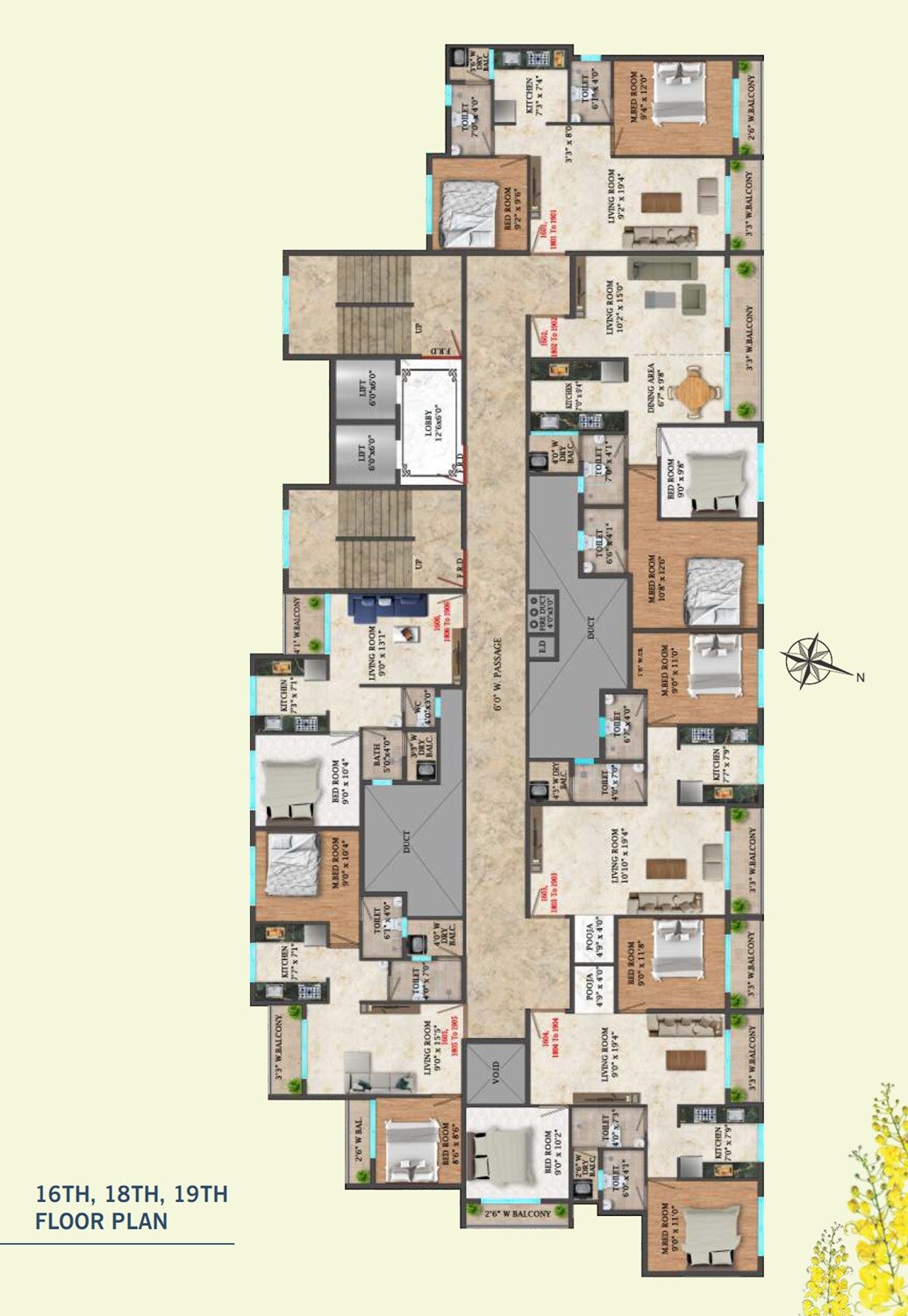 Aarya Amaltas Floor Plans 2
