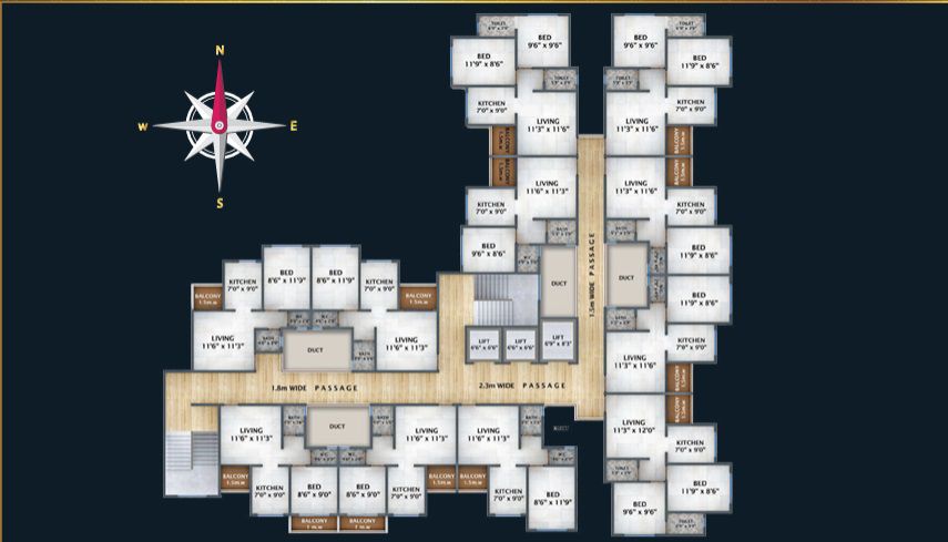 Aastha Omkar Floor Plans