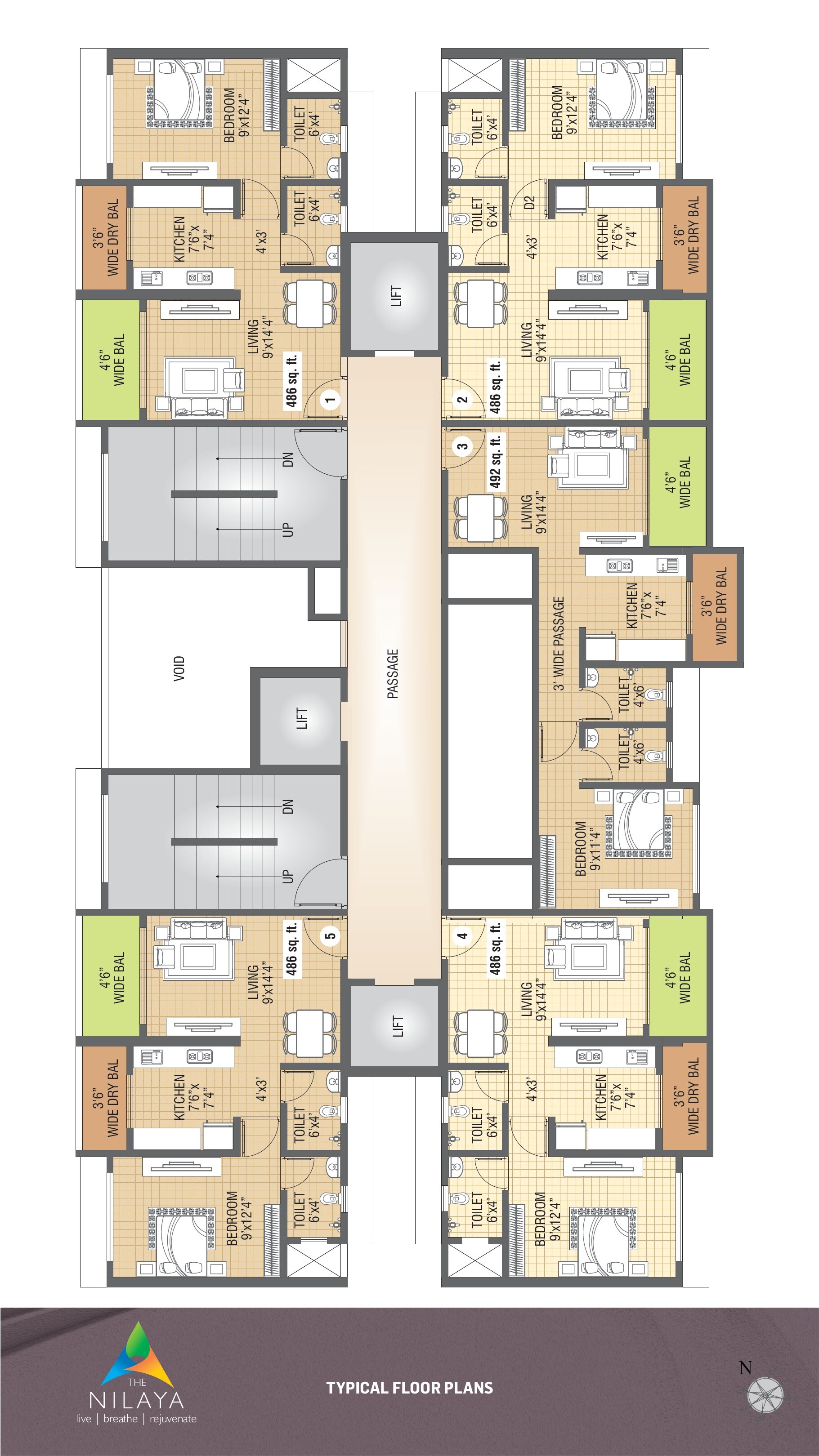 Abhilasha The Nilaya Floor Plans