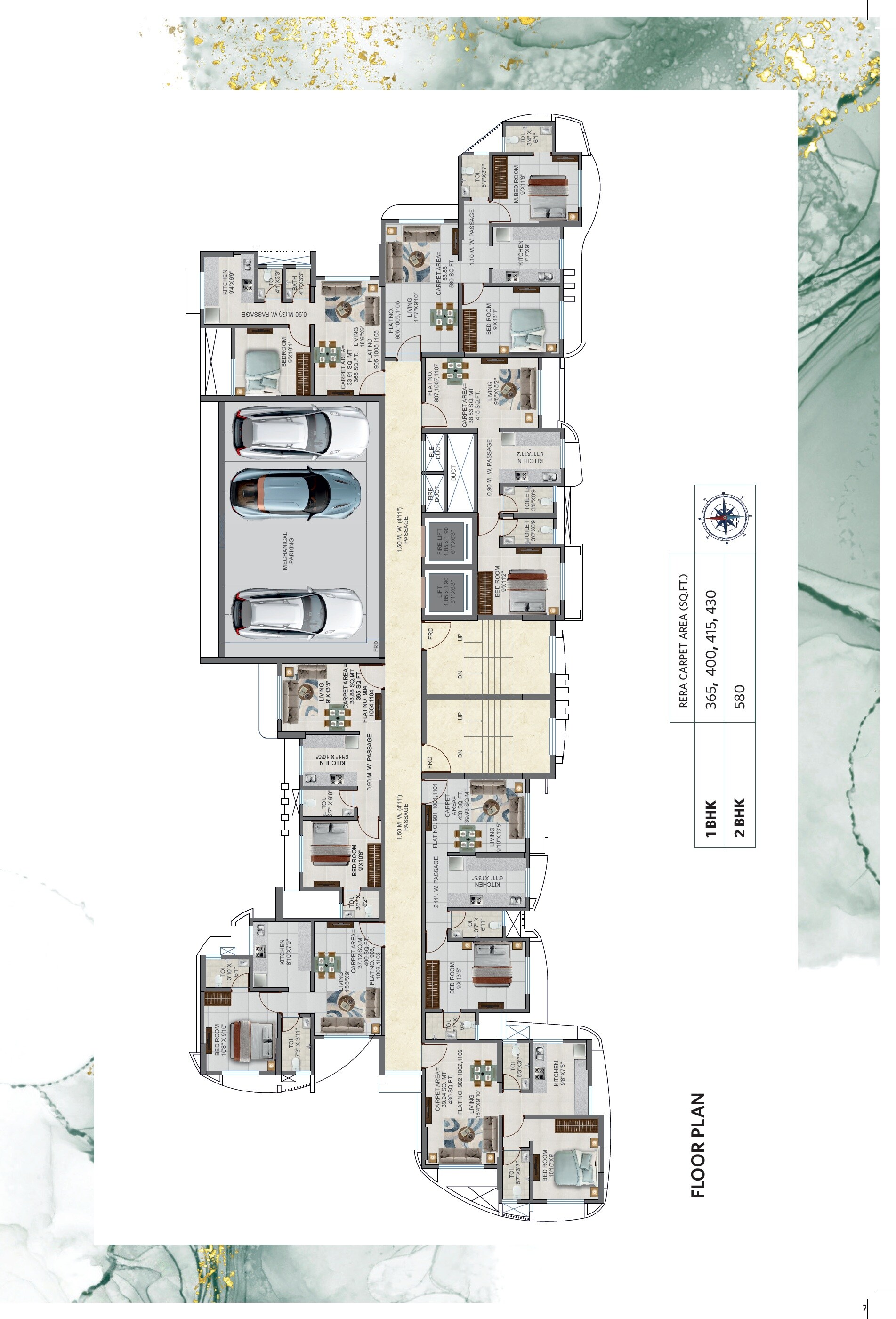 Abode Navrang Heights Floor Plans