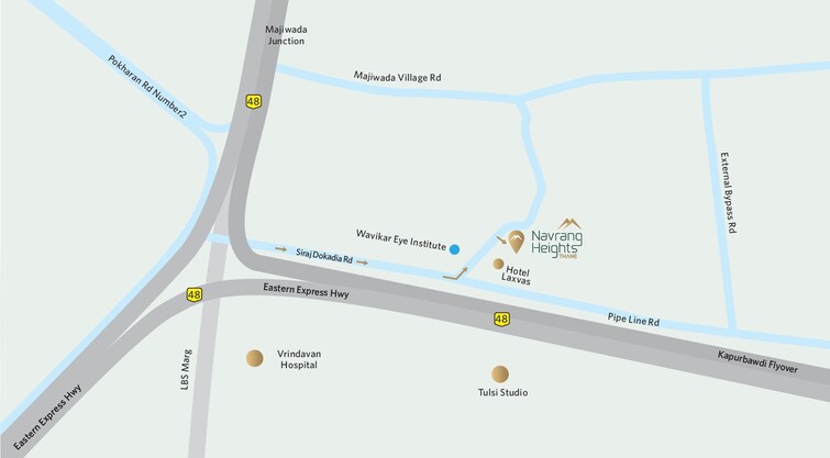 Abode Navrang Heights Location Image