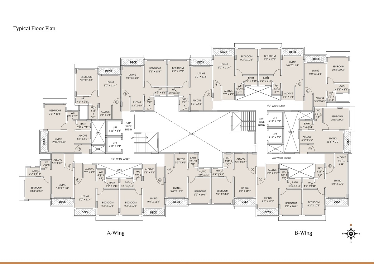 Ace Courtyard Floor Plans