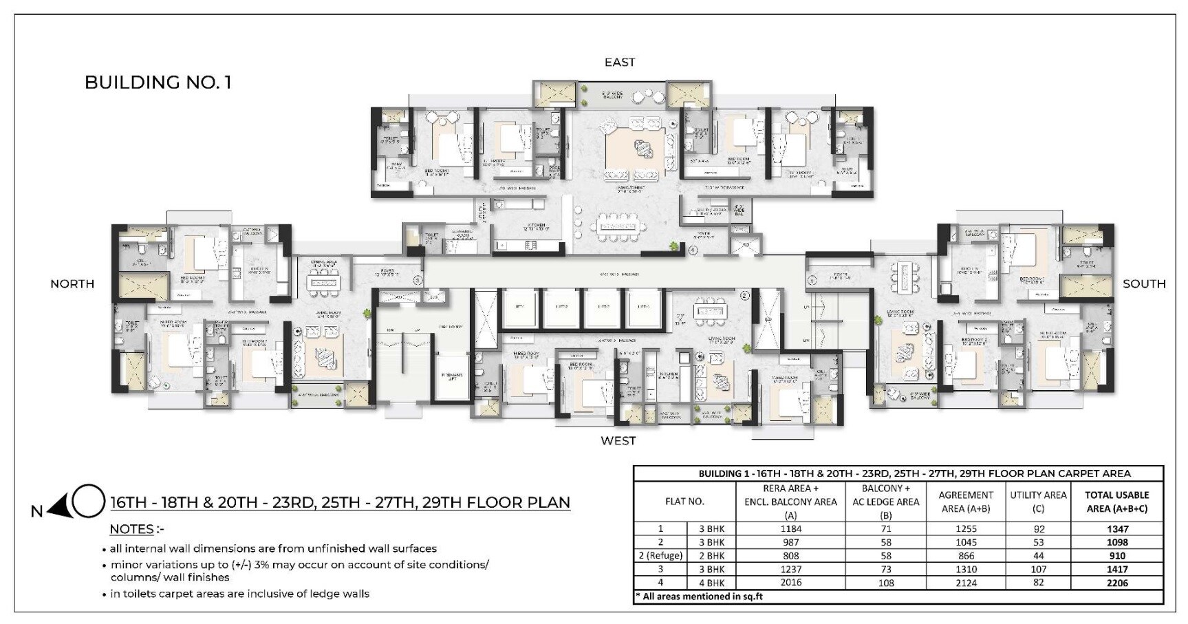 Ace Debonair Classic Floor Plans