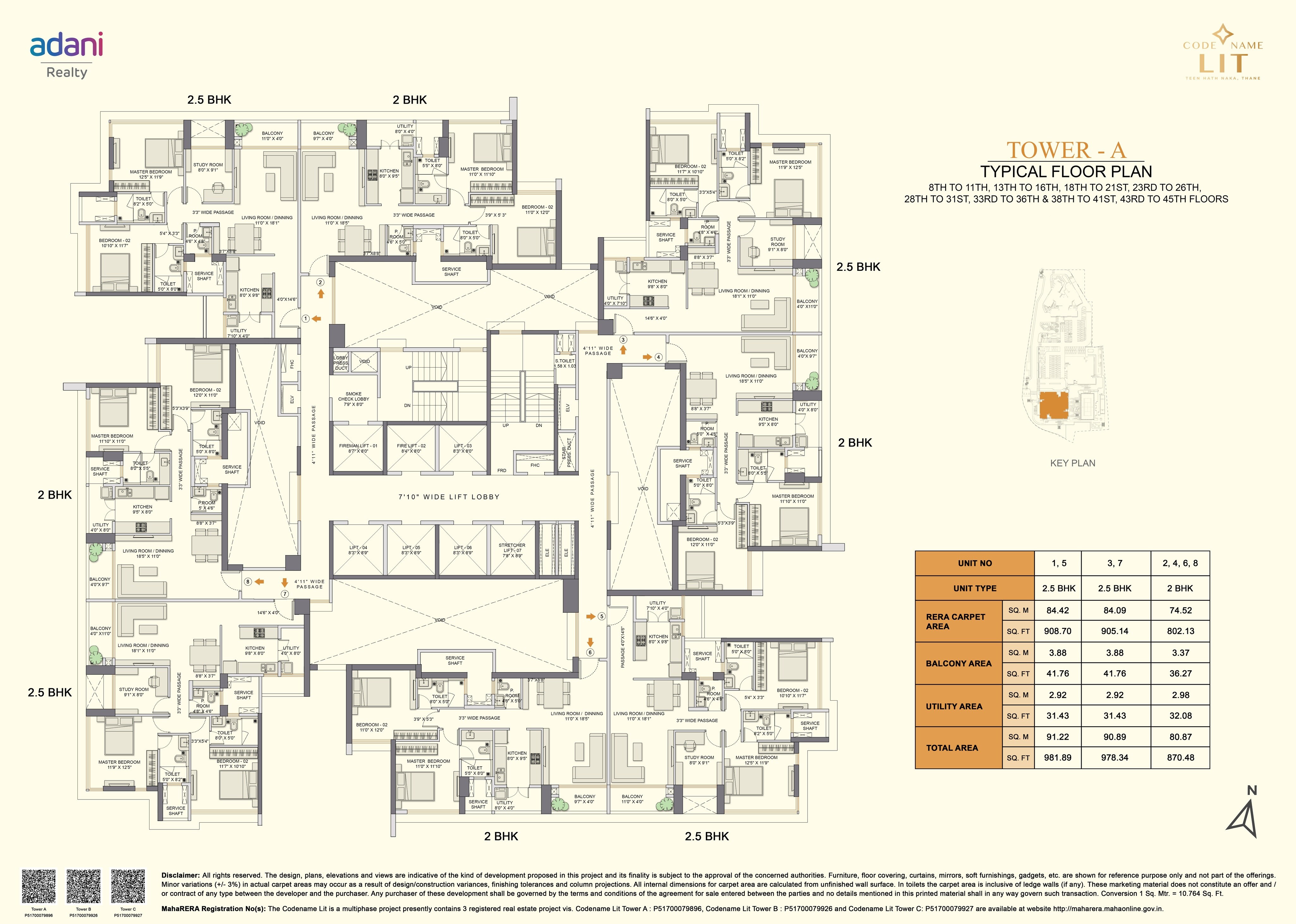 Adani Codename LIT Floor Plans 3
