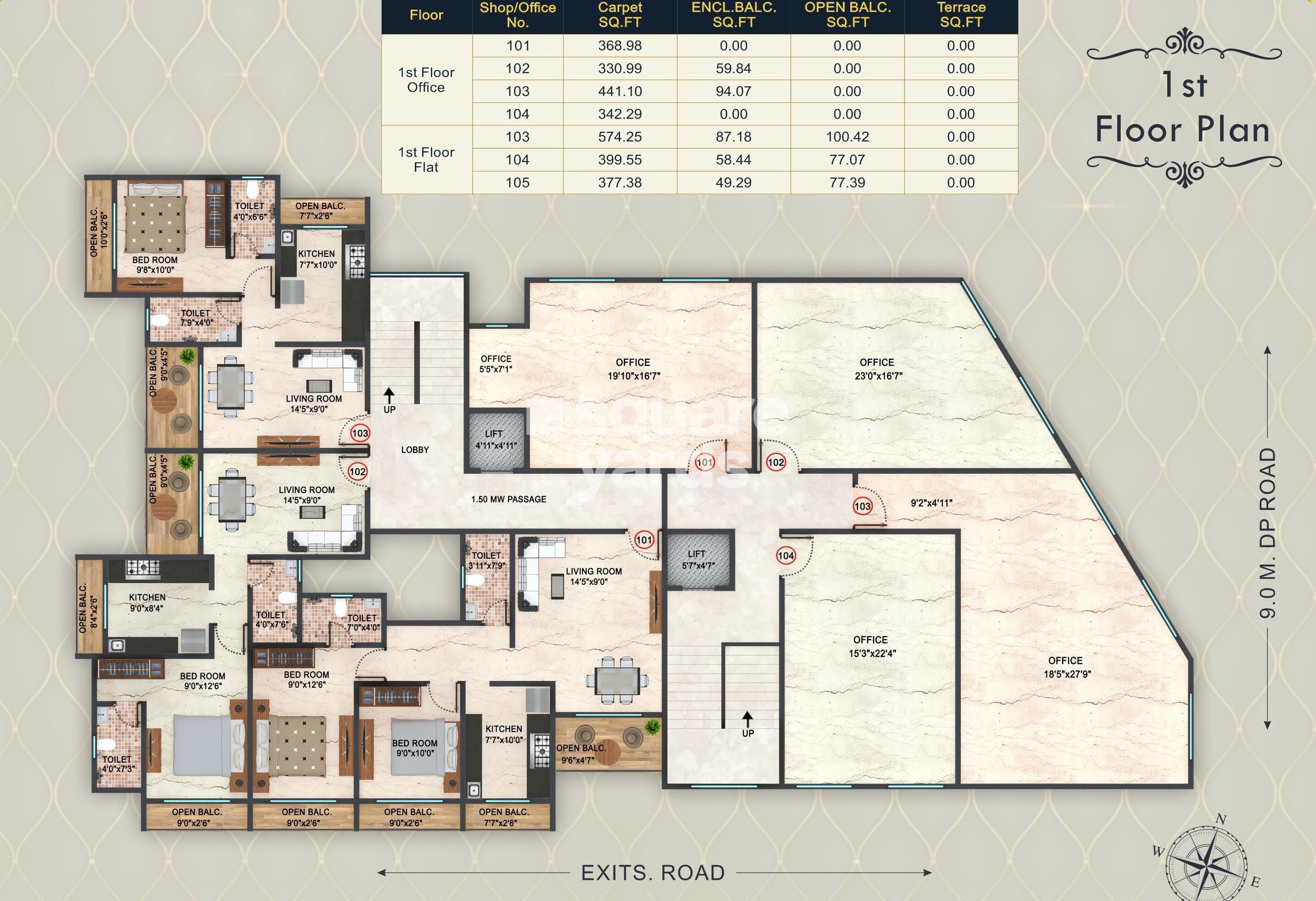 Adimaya Adishakti Floor Plans 1