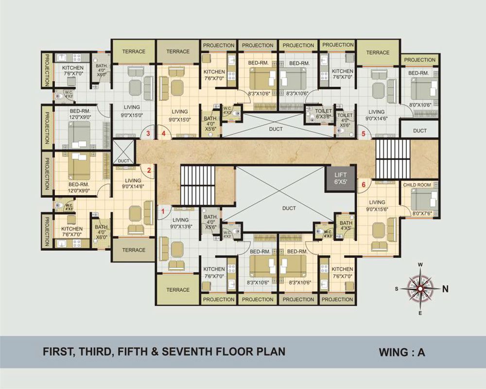 Aditi Laxmi Shankar Complex Floor Plans