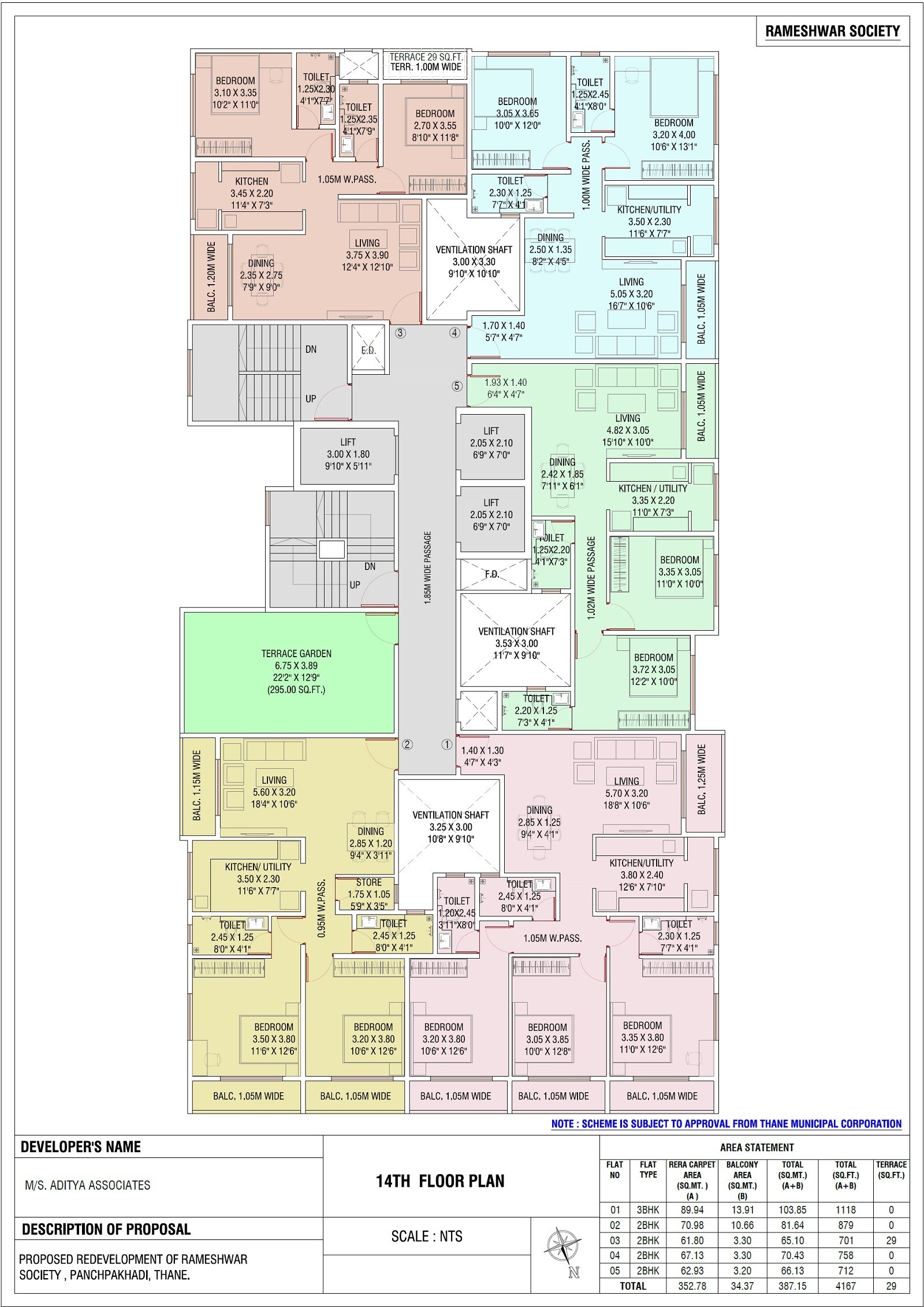 Aditya Rameshwar CHS Floor Plans