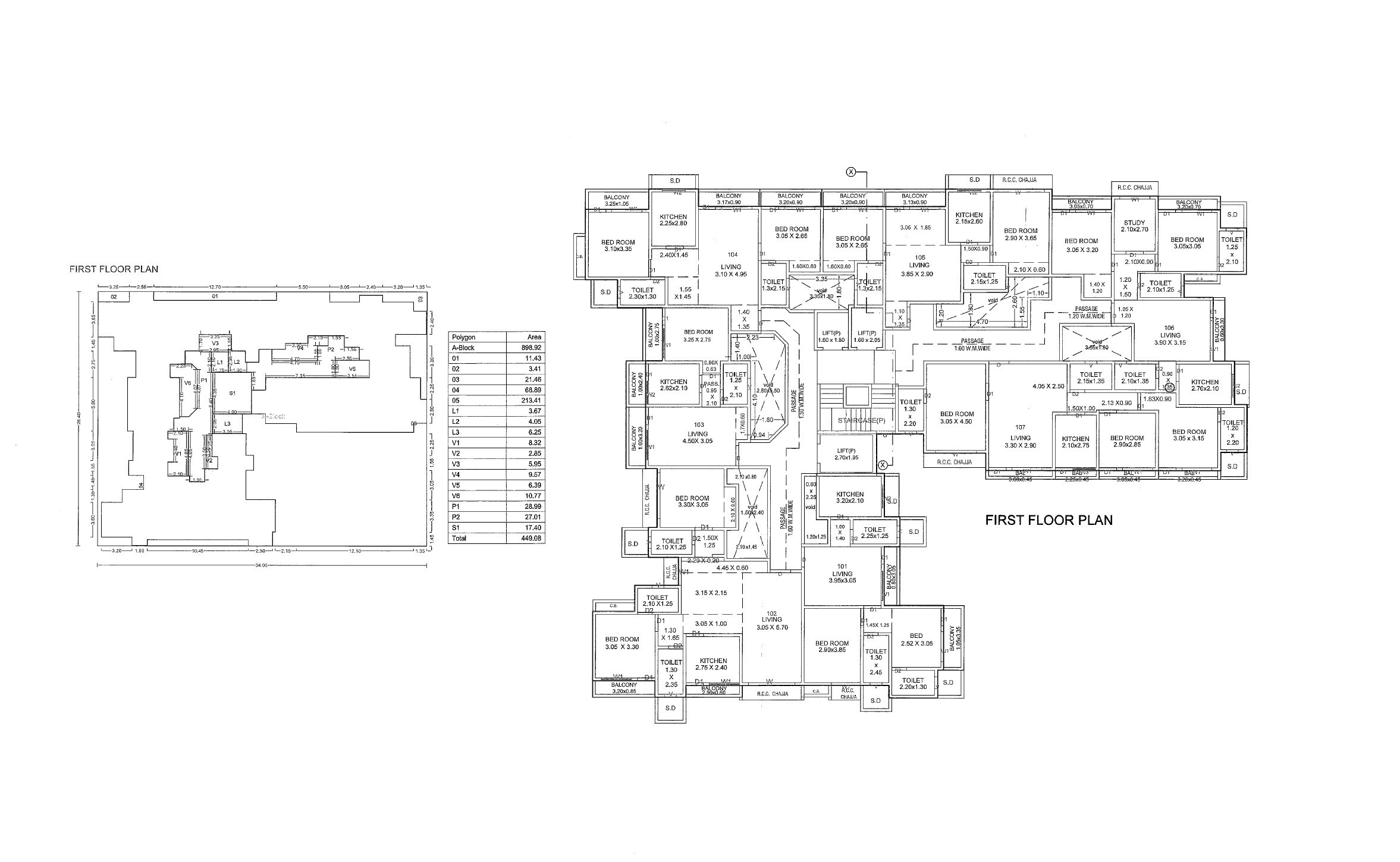 Aditya Satyajit CHS Floor Plans