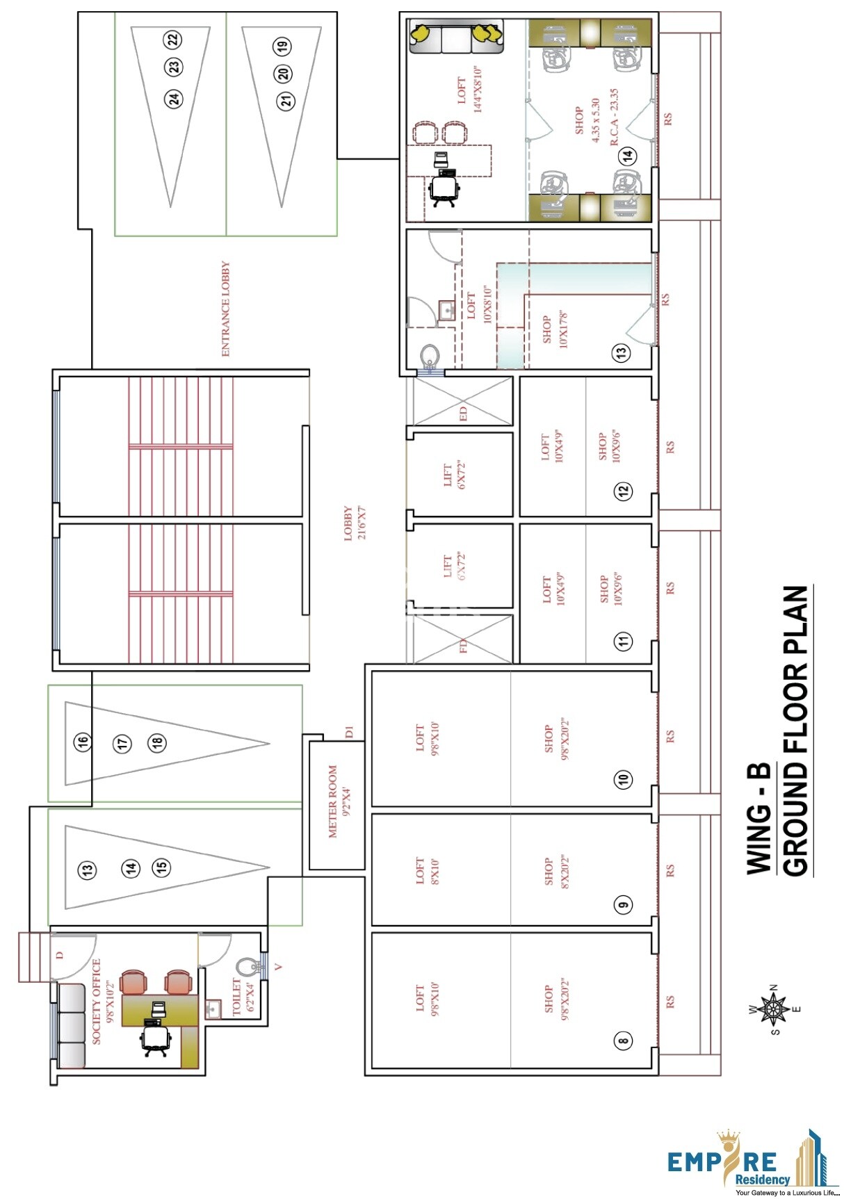 Ahmahf Empire Floor Plans 1