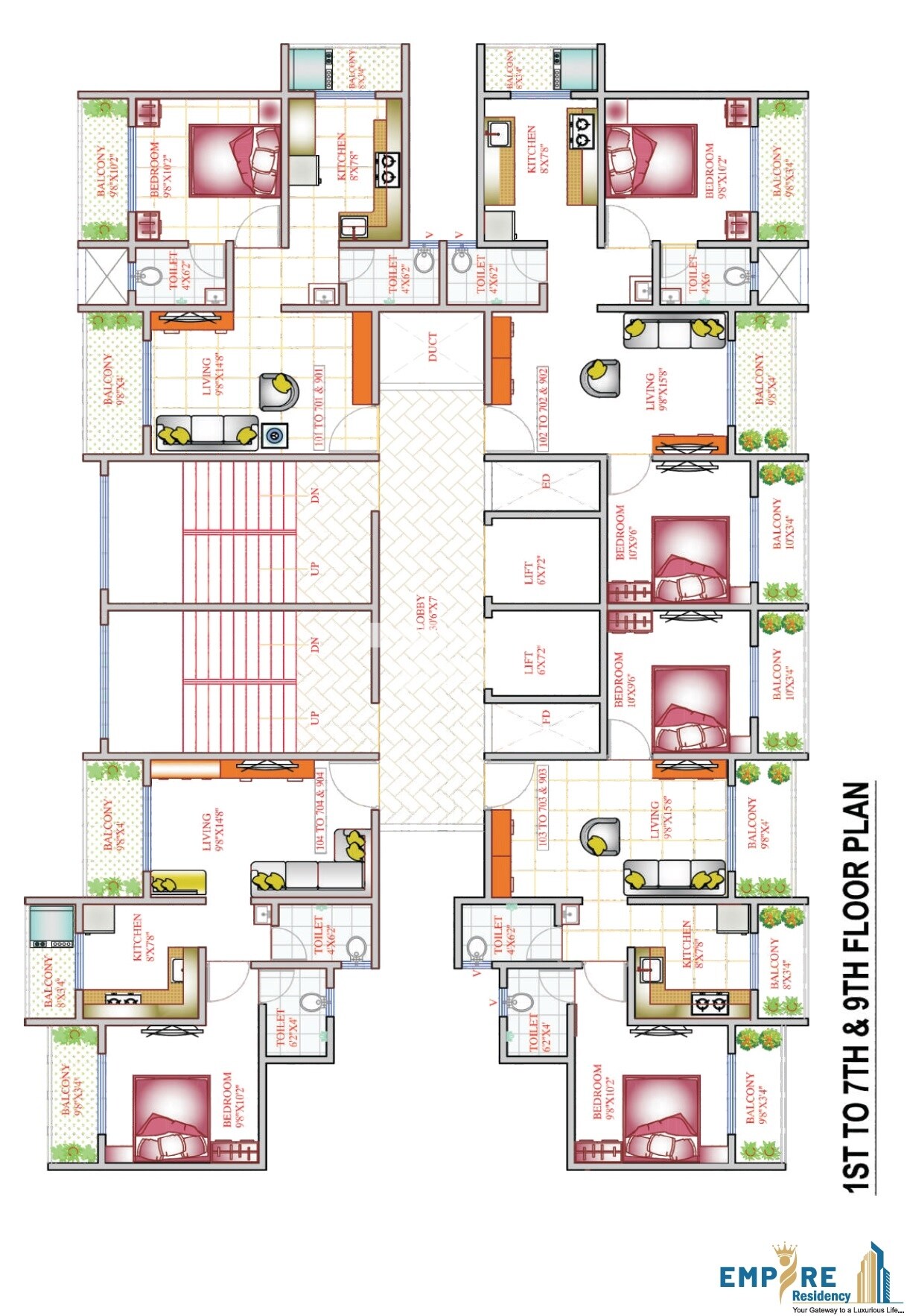 Ahmahf Empire Floor Plans 2