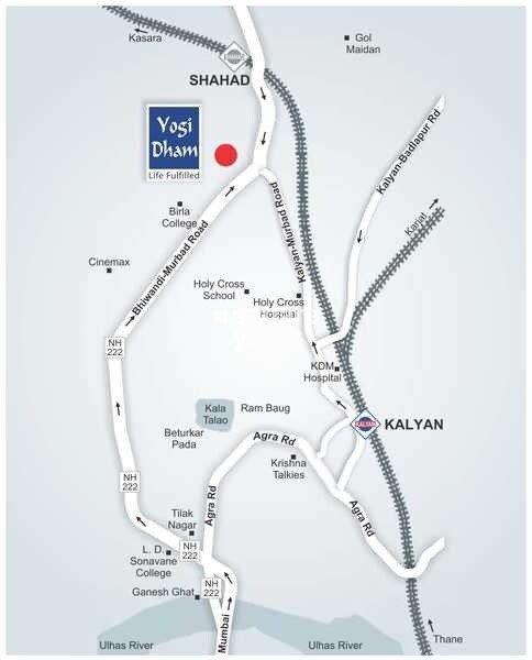 Ajmera Heights Location Image