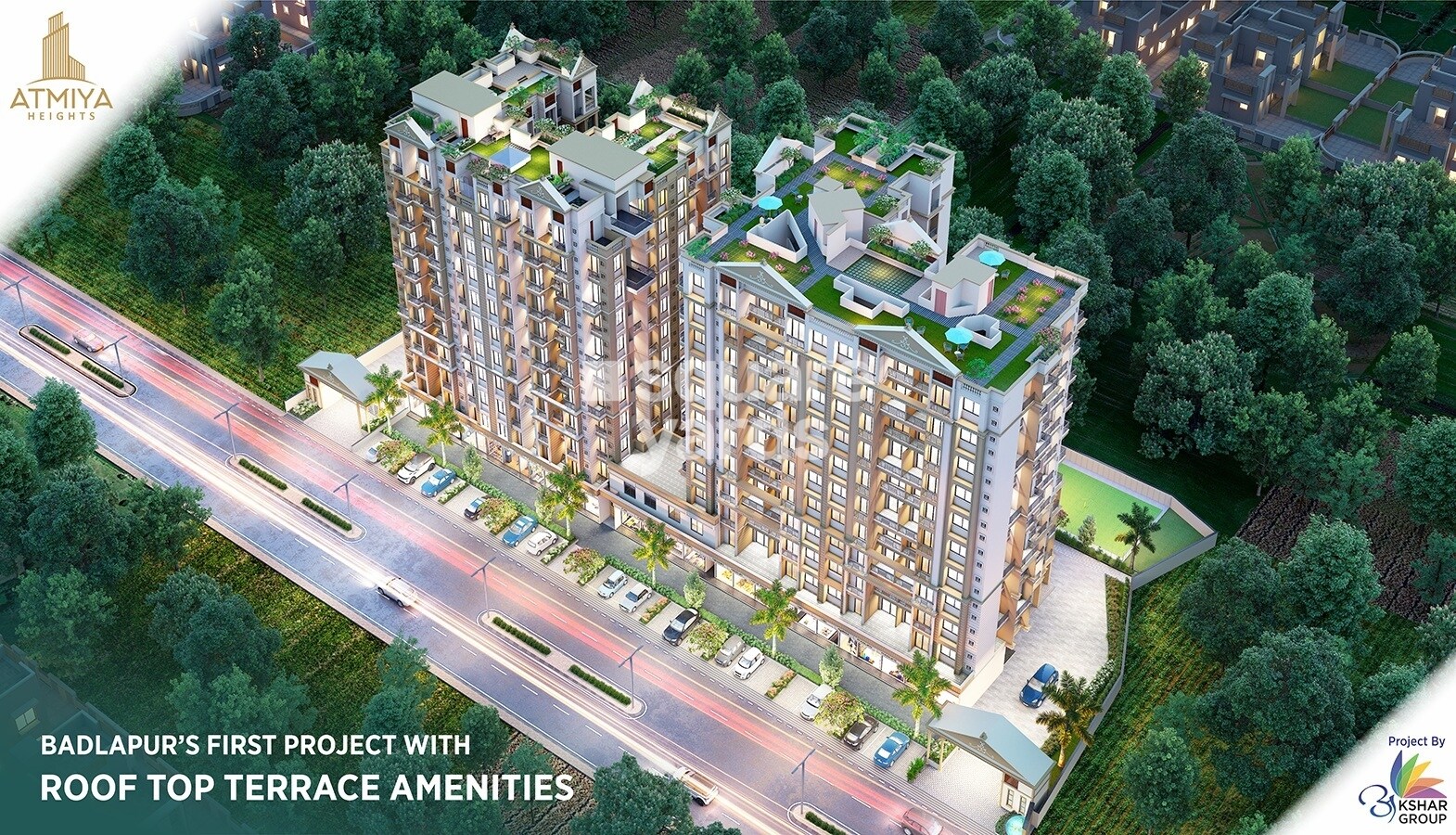 Akshar Atmiya Heights Tower View 2