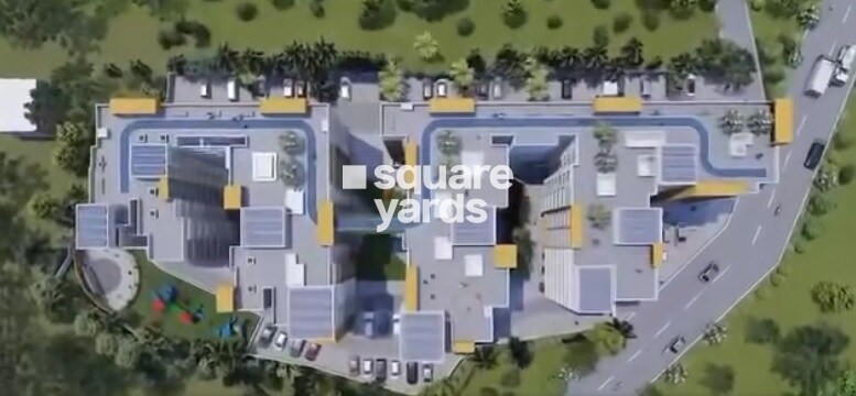Albin-Sweet-Home-Luxuria_an aerial view of a city with houses and cars