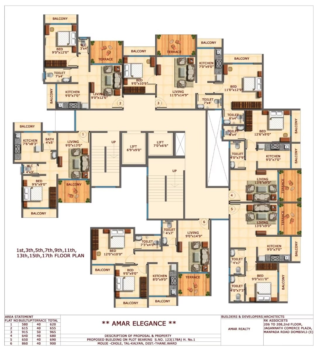Amar Elegance Floor Plans