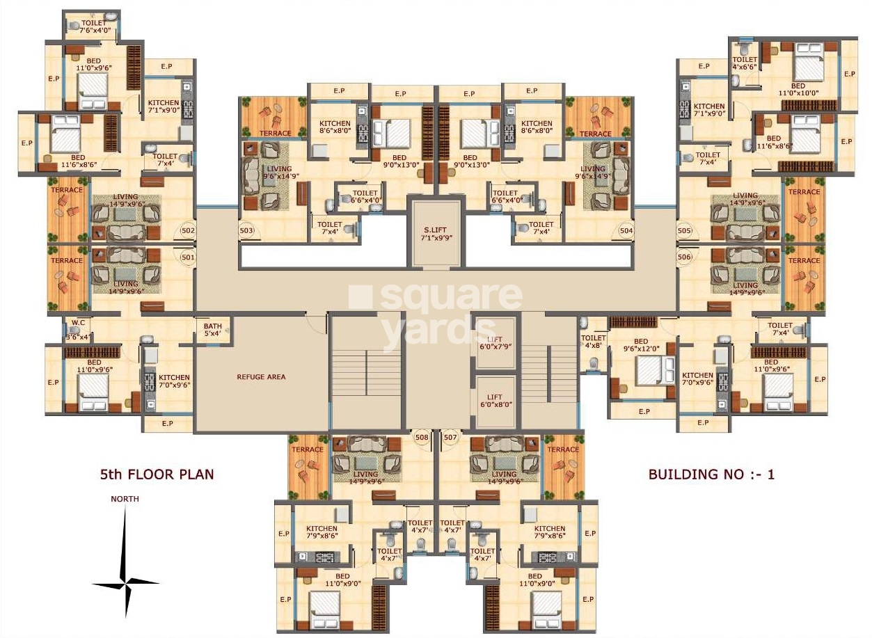 Amar Galaxy Apartment Floor Plans