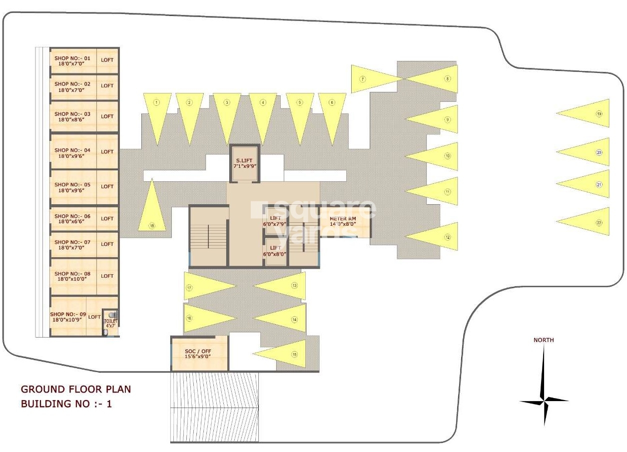 Amar Galaxy Apartment Master Plan Image