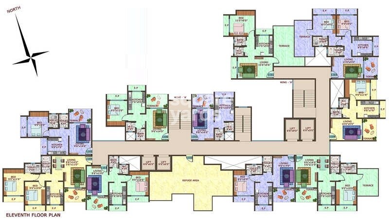 Amar Nana Vishnu Heights Floor Plans