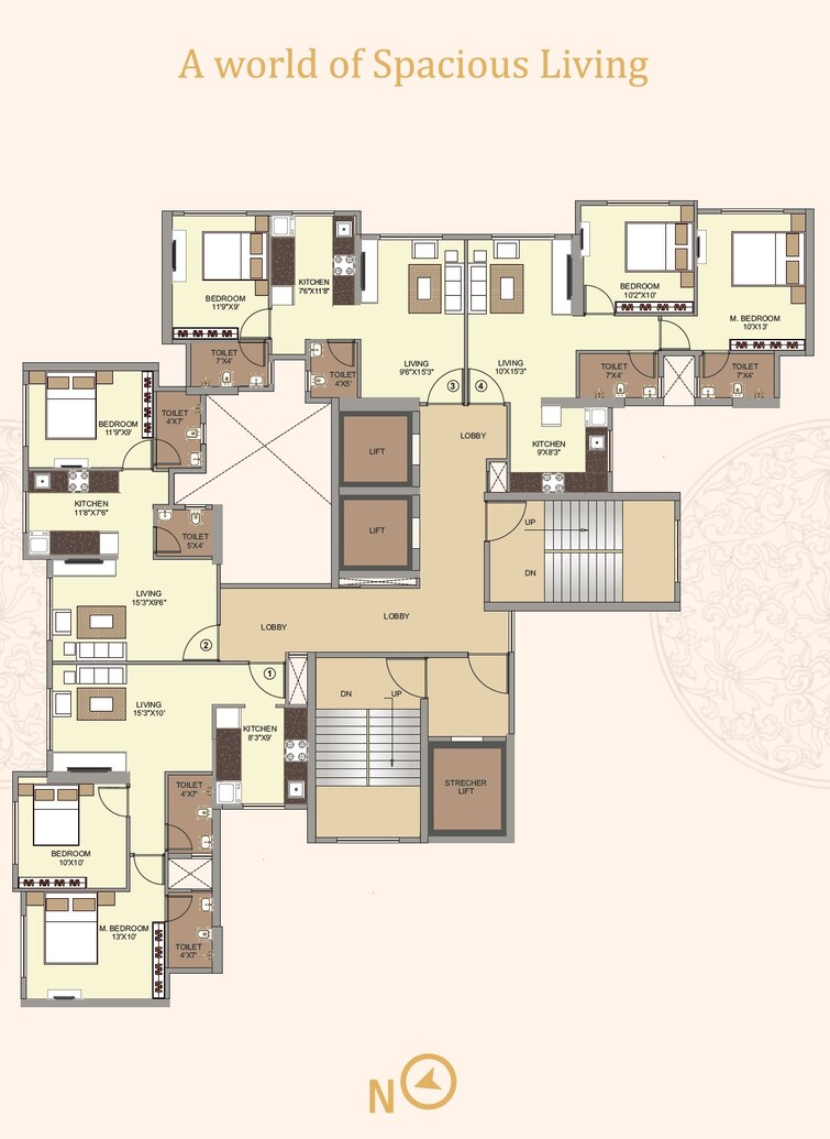 Amber Elegance Floor Plans