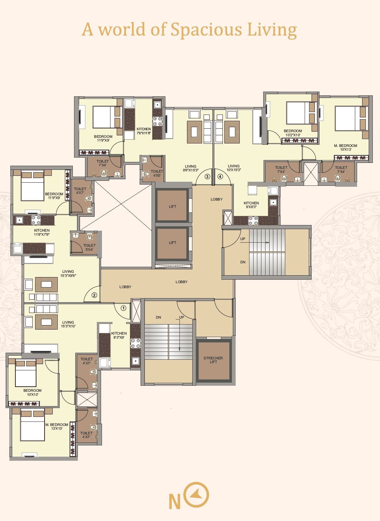 Amber Elegance Floor Plans