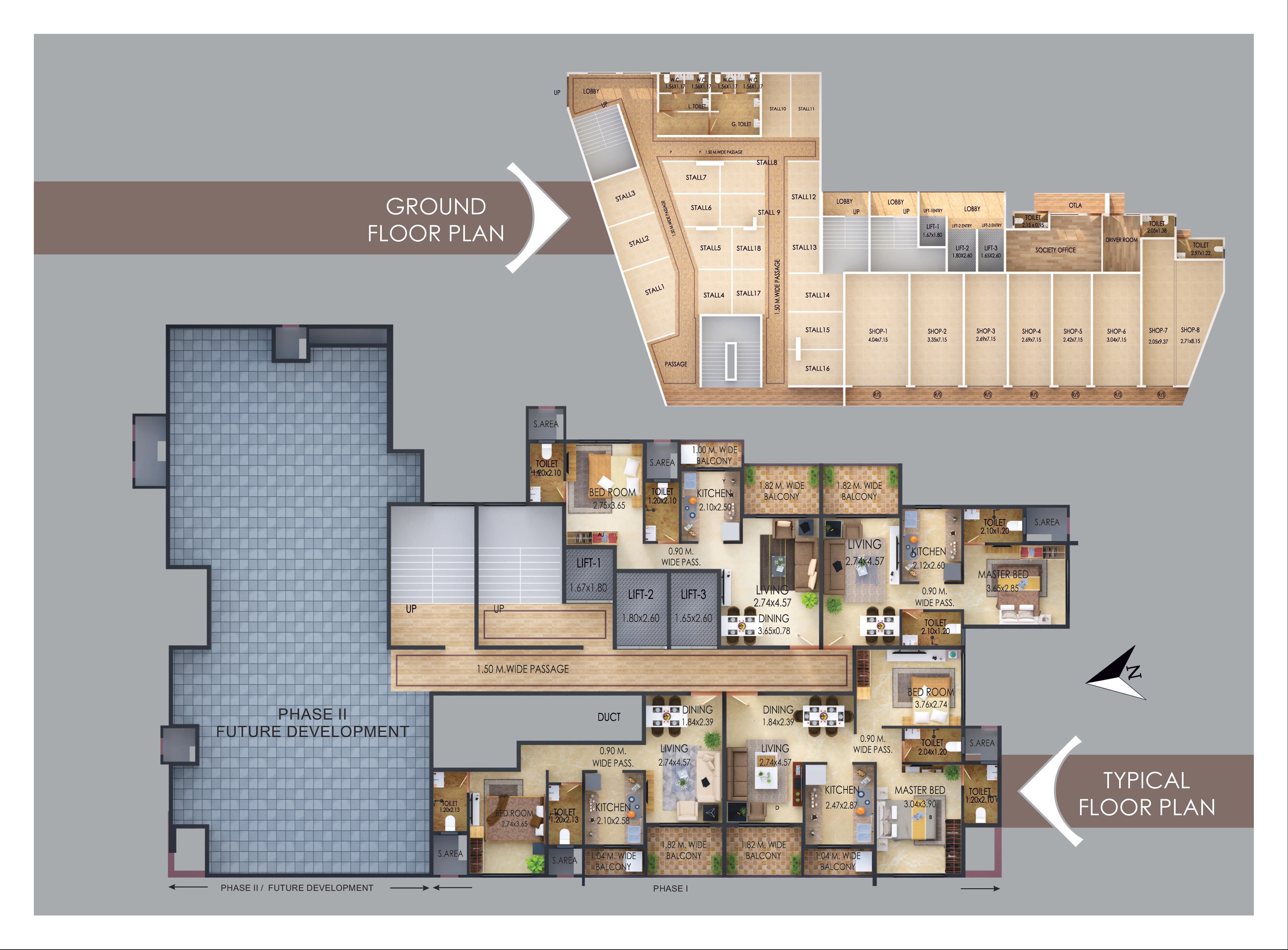 Ameya Anand Upvan NX Floor Plans