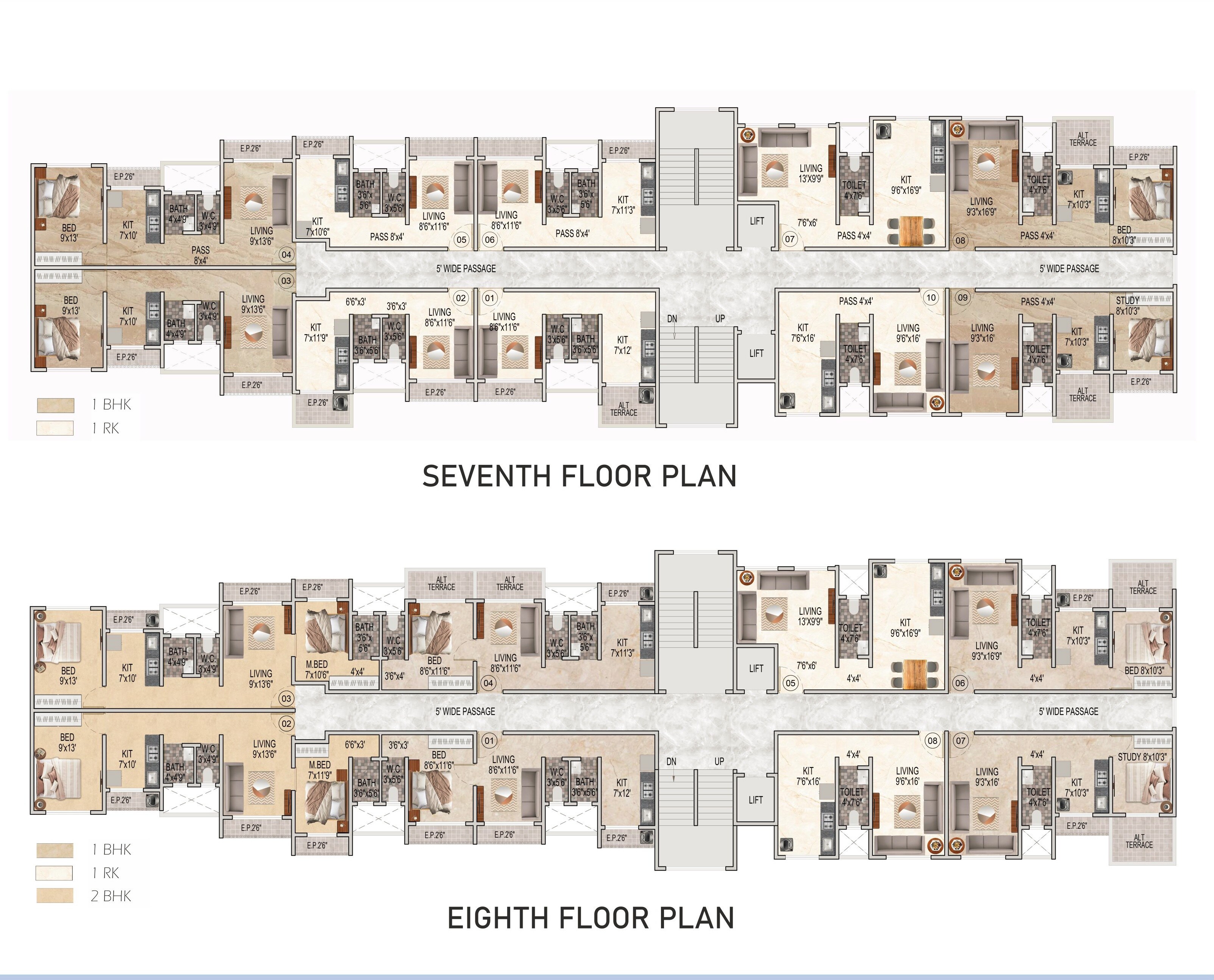 AMI Navkar Bahar Floor Plans