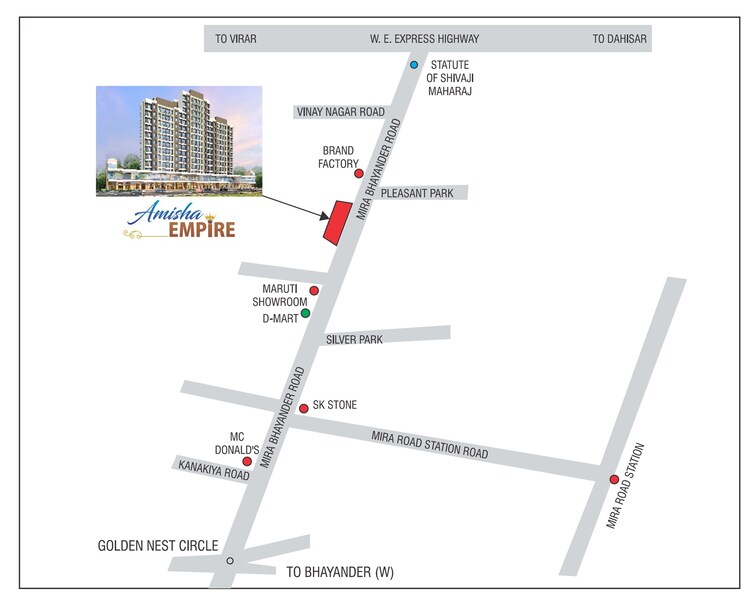 Amisha Empire Location Image