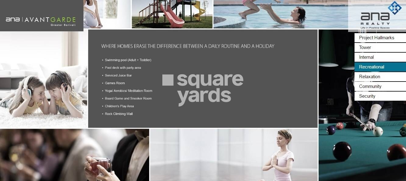 ANA Avant Garde Amenities-Features 2