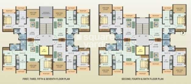 Annapurna Mangeshi Paradise Floor Plans