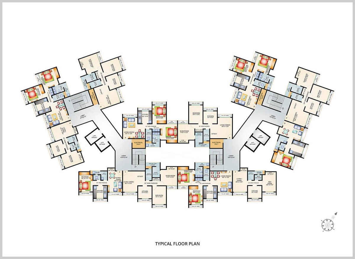 Arihant Aarohi Phase 1 Floor Plans