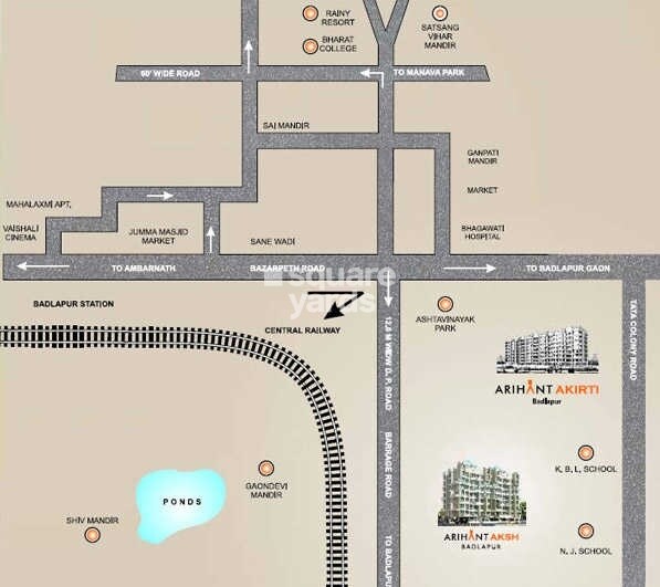 Arihant Akriti Location Image