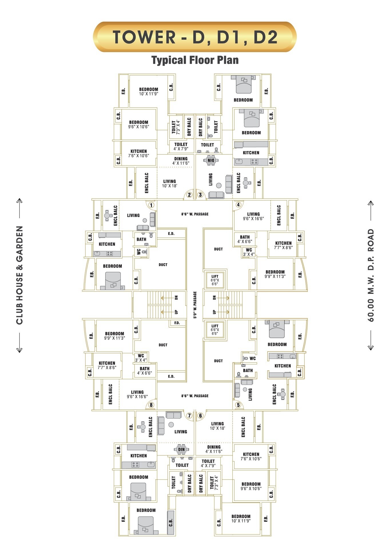 Arihant City Floor Plans 1