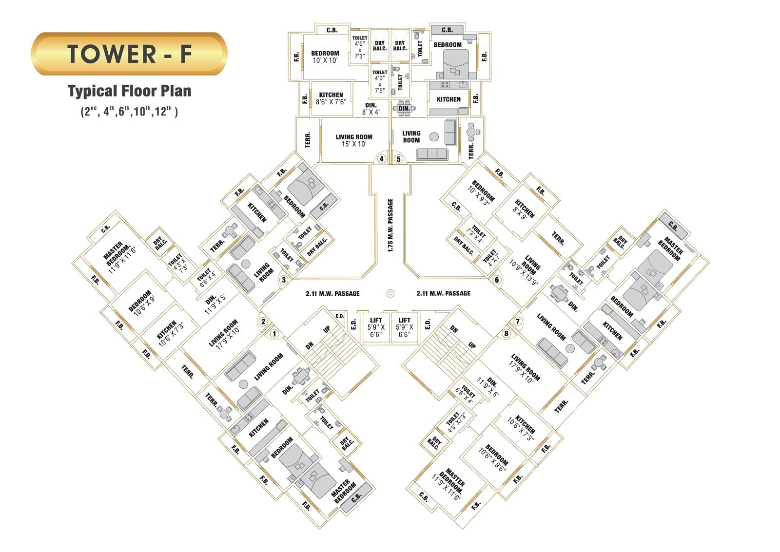 Arihant City Floor Plans 2