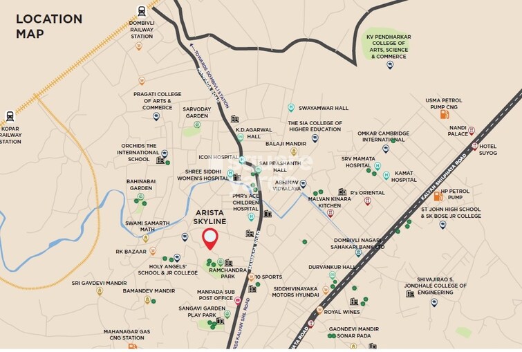 Arista Skyline Location Image