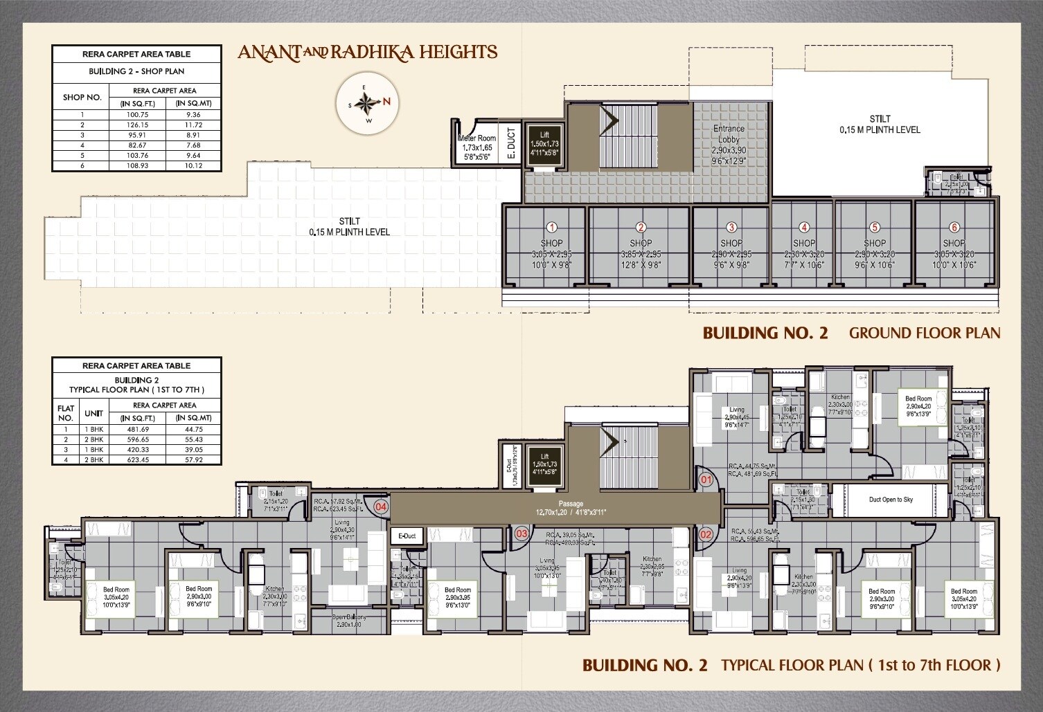 Ashapura Anant And Radhika Heights Floor Plans