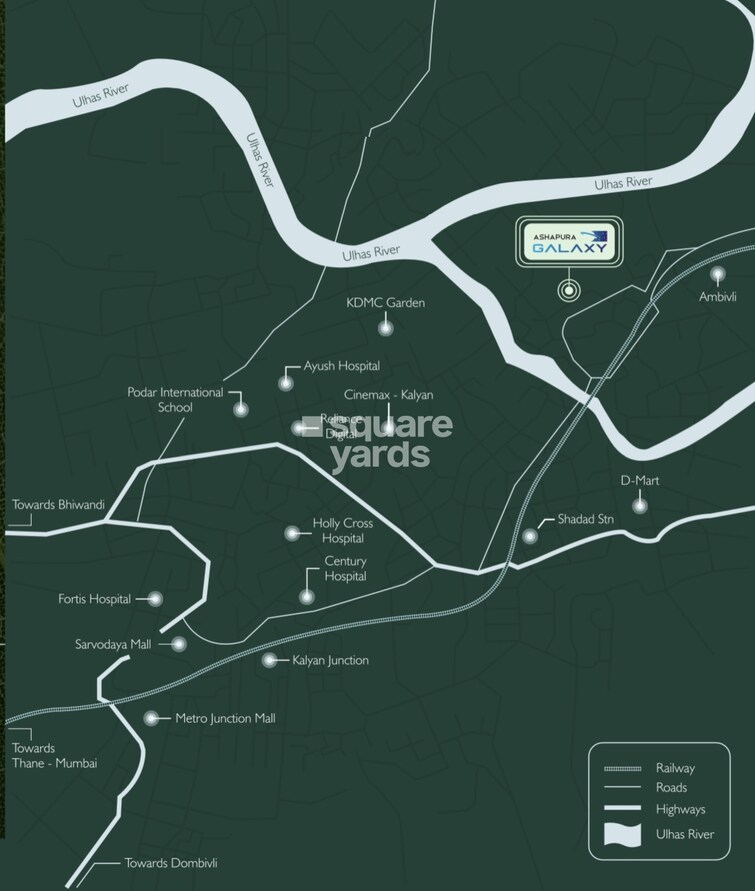 Ashapura Galaxy Location Image