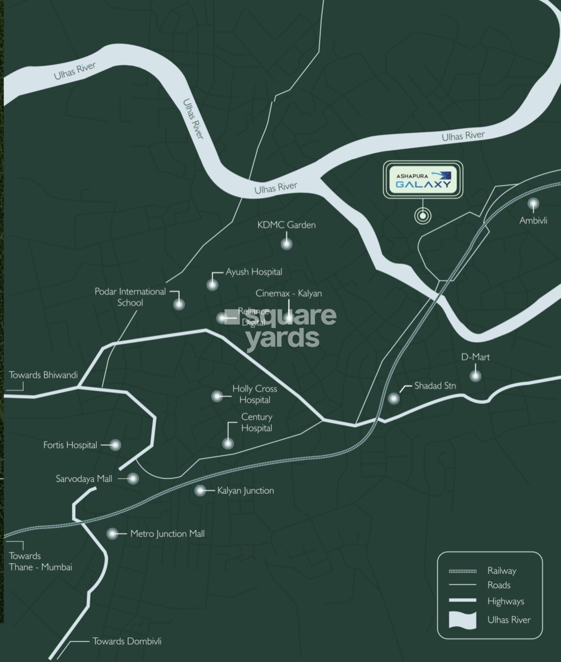 Ashapura Galaxy Location Image