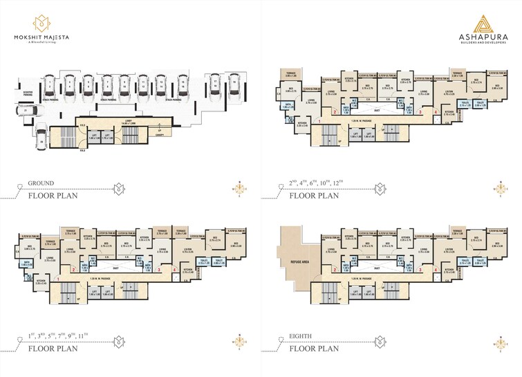 Ashapura Mokshit Majesta Floor Plans