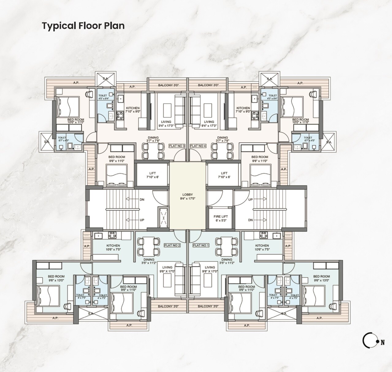 Ashapura Nivasa Prime Floor Plans