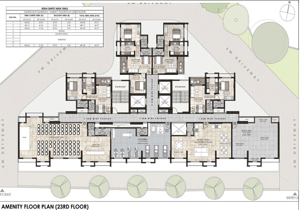 Ashapura Vishwanath Darshan Floor Plans