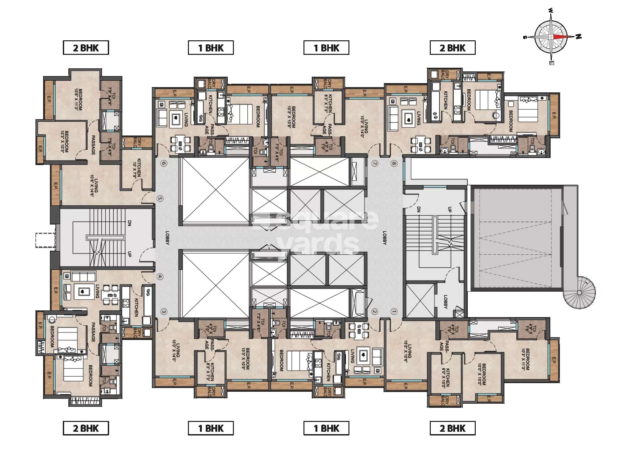 ashar aria project floor plans1 1261